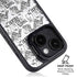 Looney Tunes Porky Pig Black and White iPhone 15 Kickstand Case