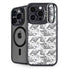 Looney Tunes Porky Pig Black and White iPhone 15 Pro Kickstand Case