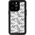 Looney Tunes Porky Pig Black and White iPhone 15 Pro Waterproof Case