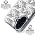 Looney Tunes Porky Pig Black and White iPhone 16 Plus Clear Case