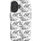 Looney Tunes Porky Pig Black and White iPhone 16 Plus Impact Case