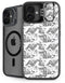 Looney Tunes Porky Pig Black and White iPhone 16 Plus Kickstand Case