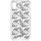 Looney Tunes Porky Pig Black and White iPhone XS Clear Case