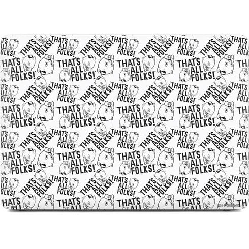 Looney Tunes Porky Pig Black and White Apple MacBook Air Skin