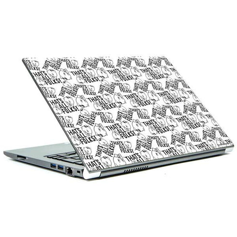 Looney Tunes Porky Pig Black and White Portege Z30t/Z30t-A Skin