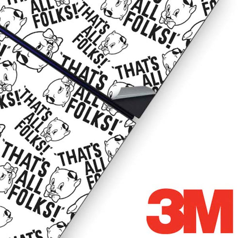 Looney Tunes Porky Pig Black and White PS4 Console Skin