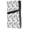 Looney Tunes Porky Pig Black and White PS5 Pro Disk Console Skin