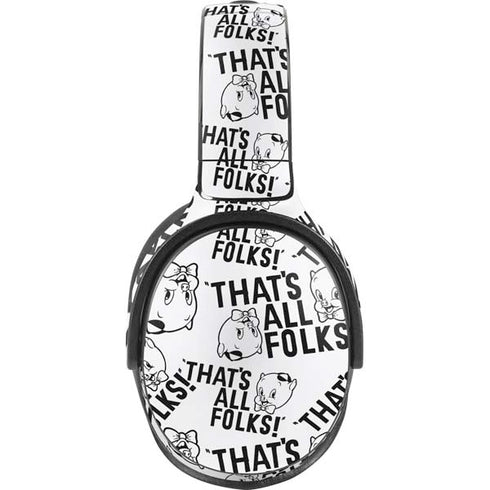 Looney Tunes Porky Pig Black and White Skullcandy Venue Skin