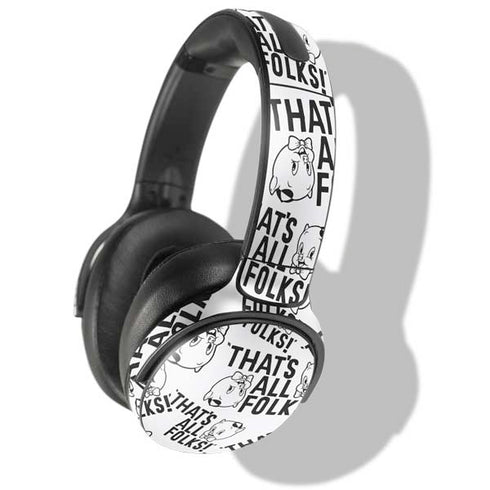 Looney Tunes Porky Pig Black and White Skullcandy Venue Skin