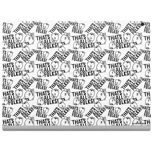 Looney Tunes Porky Pig Black and White Surface Book 2 13.5in Skin