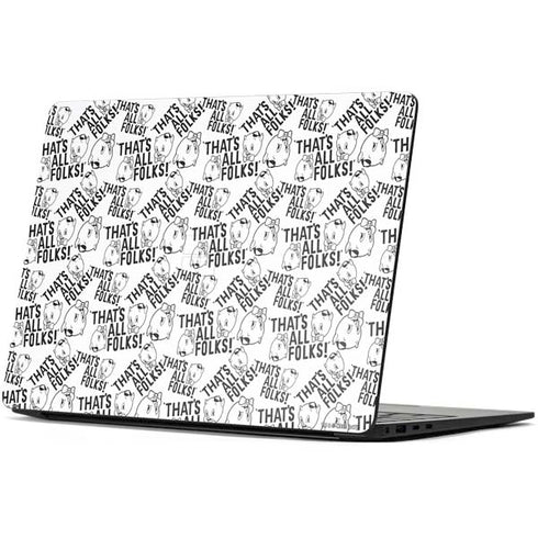 Looney Tunes Porky Pig Black and White Surface Laptop 7 13.8in Skin