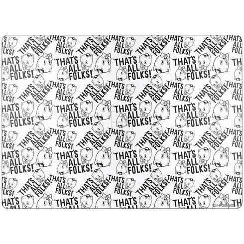 Looney Tunes Porky Pig Black and White Surface Laptop 7 15in Skin