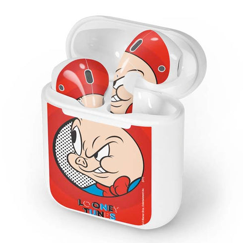 Looney Tunes Porky Pig Full Apple AirPods Skin
