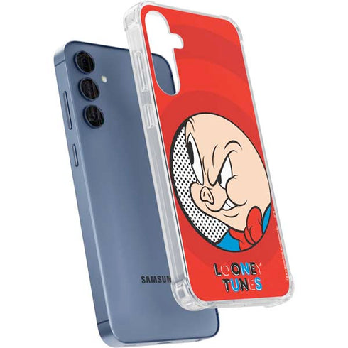 Looney Tunes Porky Pig Full Galaxy A55 5G Clear Case