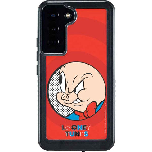 Looney Tunes Porky Pig Full Galaxy S24 Plus Waterproof Case