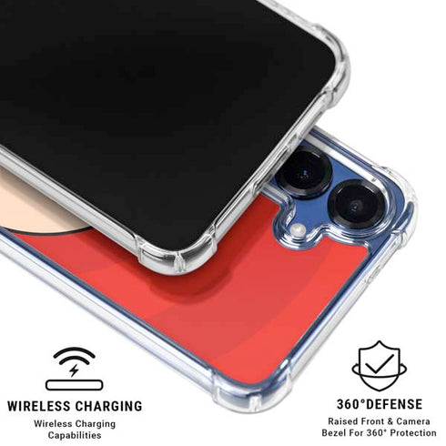 Looney Tunes Porky Pig Full Galaxy S25 Plus Clear Case