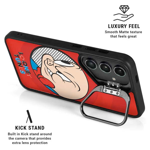 Looney Tunes Porky Pig Full Galaxy S26 Ultra Kickstand Case