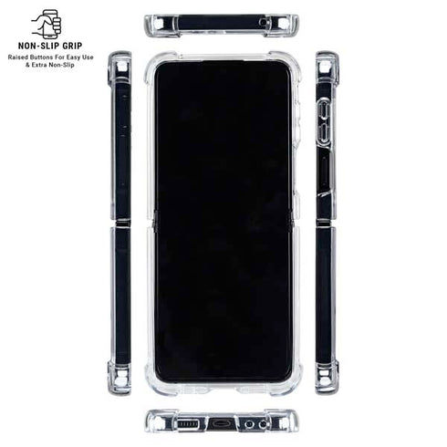 Looney Tunes Porky Pig Full Galaxy Z Flip7 Clear Case