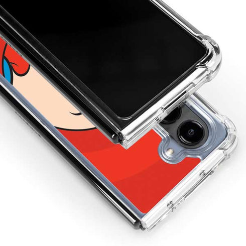 Looney Tunes Porky Pig Full Galaxy Z Fold5 5G Clear Case