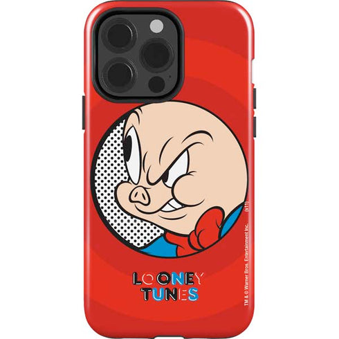 Looney Tunes Porky Pig Full iPhone 15 Pro Impact Case