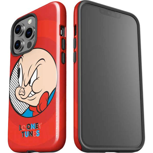 Looney Tunes Porky Pig Full iPhone 15 Pro Impact Case