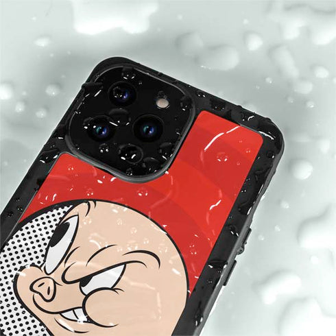 Looney Tunes Porky Pig Full iPhone 15 Pro Waterproof Case