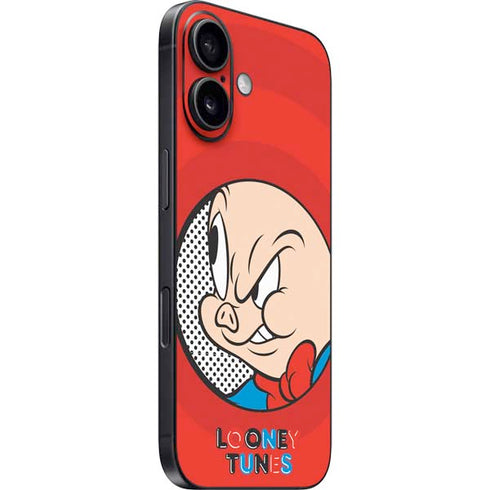 Looney Tunes Porky Pig Full iPhone 16 Plus Skin
