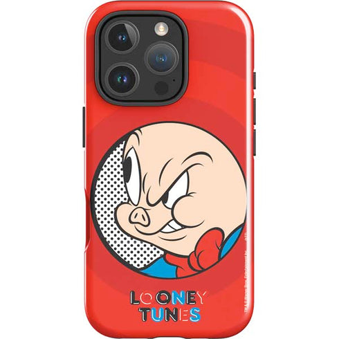 Looney Tunes Porky Pig Full iPhone 16 Pro Impact Case
