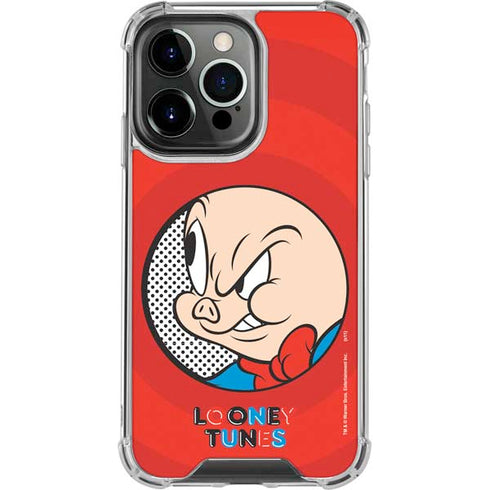 Looney Tunes Porky Pig Full iPhone 16 Pro Max Clear Case