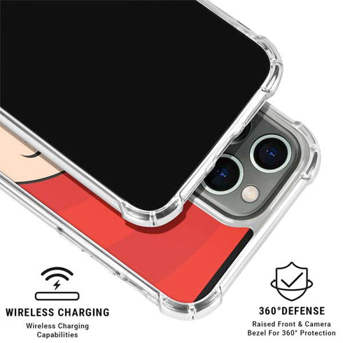 Looney Tunes Porky Pig Full iPhone 16 Pro Max Clear Case