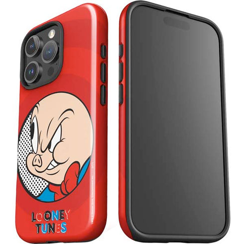 Looney Tunes Porky Pig Full iPhone 16 Pro Max Impact Case