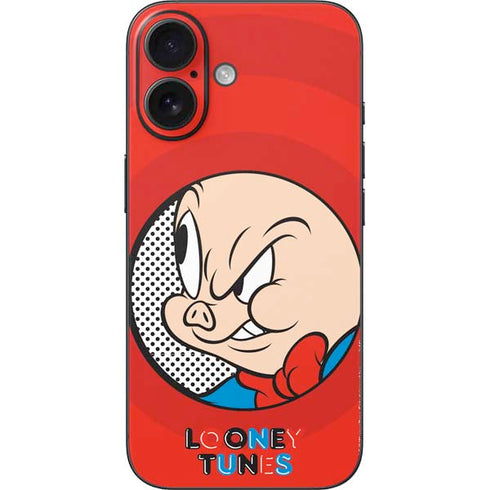 Looney Tunes Porky Pig Full iPhone 16 Skin