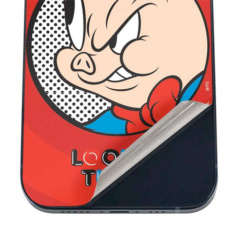 Looney Tunes Porky Pig Full iPhone 16 Skin