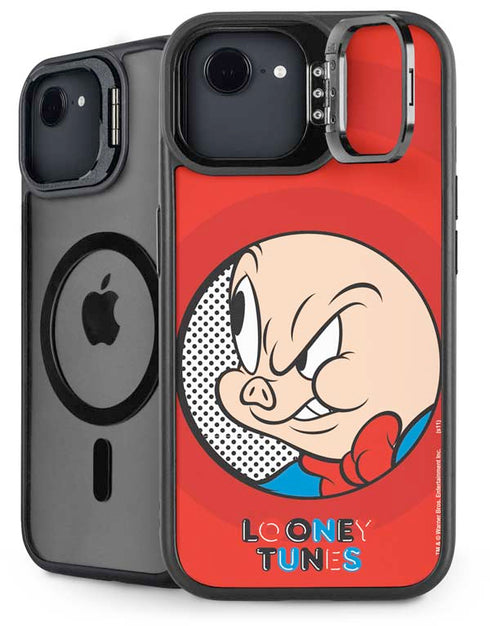 Looney Tunes Porky Pig Full iPhone 16e Kickstand Case