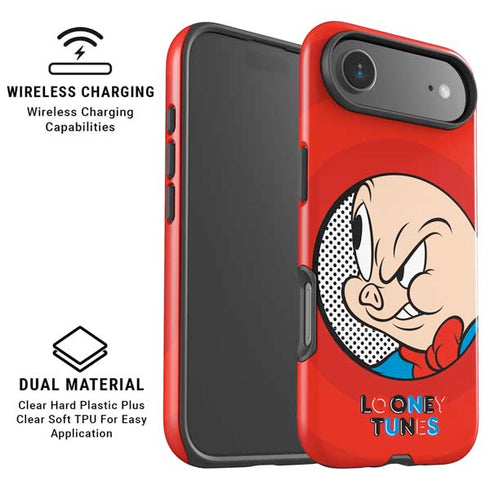 Looney Tunes Porky Pig Full iPhone 17 Air Magsafe Impact Case