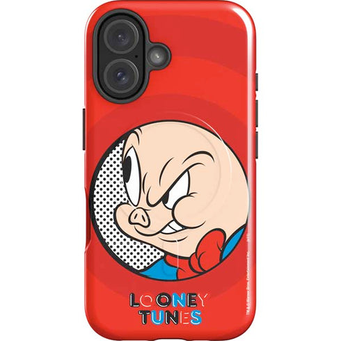 Looney Tunes Porky Pig Full iPhone 17 Magsafe Impact Case