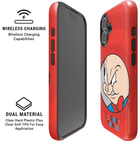 Looney Tunes Porky Pig Full iPhone 17 Magsafe Impact Case