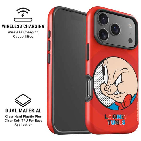 Looney Tunes Porky Pig Full iPhone 17 Pro Magsafe Impact Case