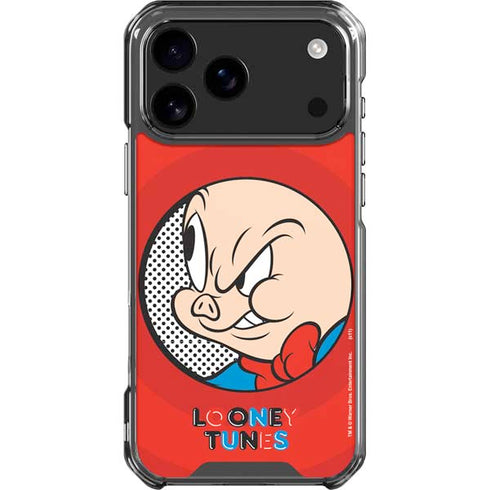 Looney Tunes Porky Pig Full iPhone 17 Pro Max Clear Case