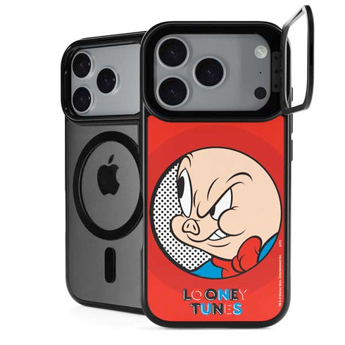 Looney Tunes Porky Pig Full iPhone 17 Pro Max Kickstand Case