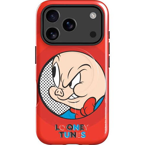 Looney Tunes Porky Pig Full iPhone 17 Pro Max Magsafe Impact Case