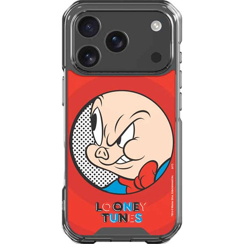 Looney Tunes Porky Pig Full iPhone 18 Pro Clear Case