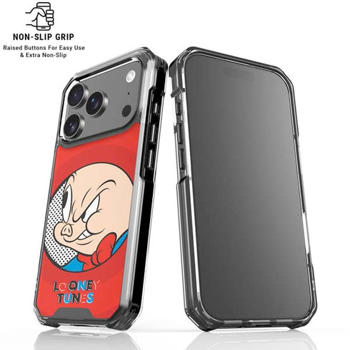 Looney Tunes Porky Pig Full iPhone 18 Pro Clear Case