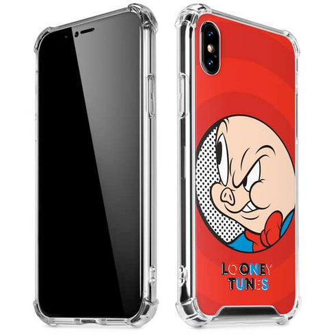 Looney Tunes Porky Pig Full iPhone X/XS Clear Case