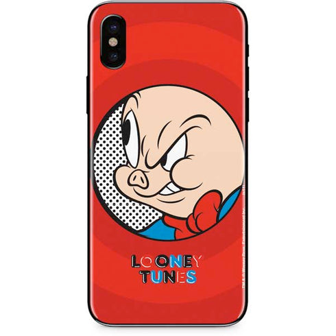 Looney Tunes Porky Pig Full iPhone XS Max Skin