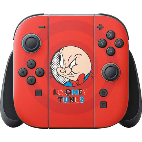 Looney Tunes Porky Pig Full Nintendo Switch 2 (2025) Joy-Con Controller Skin