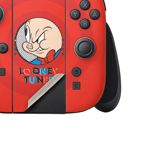 Looney Tunes Porky Pig Full Nintendo Switch 2 (2025) Joy-Con Controller Skin