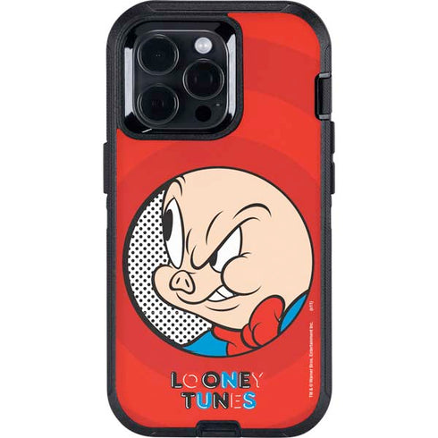 Looney Tunes Porky Pig Full Otterbox Defender iPhone Skin