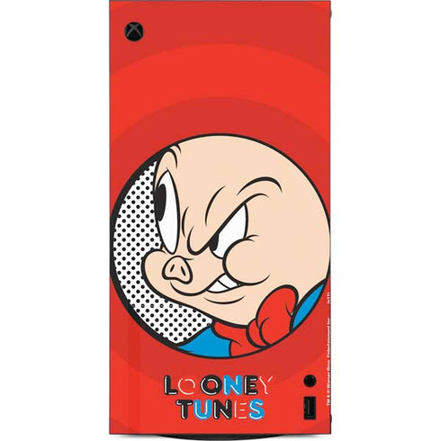 Looney Tunes Porky Pig Full XBox Series X Digital Edition Console Skin