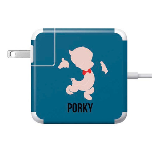 Looney Tunes Porky Pig Identity 85W Power Adapter (15 and 17 inch MacBook Pro Charger) Skin